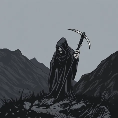 grim reaper drawings