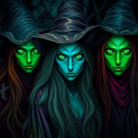 green eyes witches