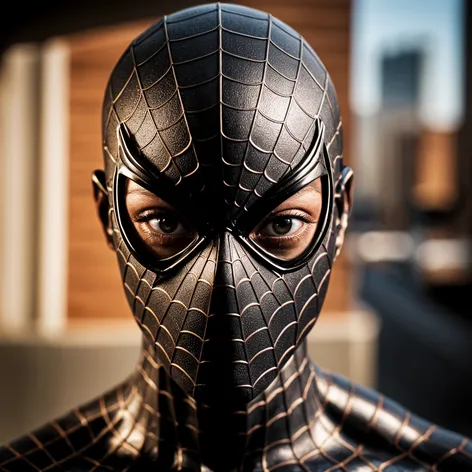 black spiderman