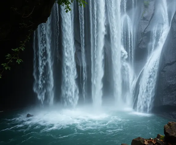 water fall frawing