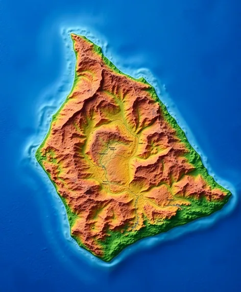 map of big island