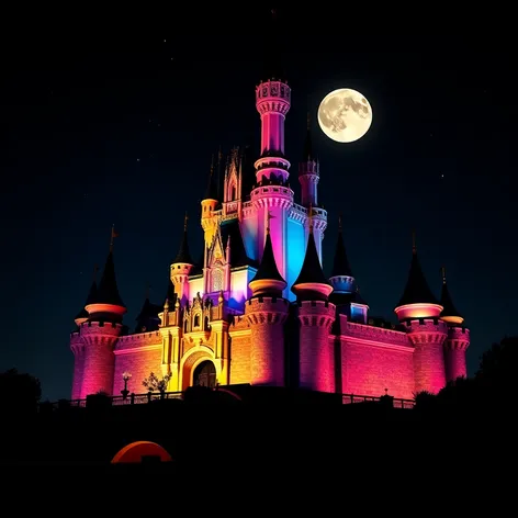 disney castle outline