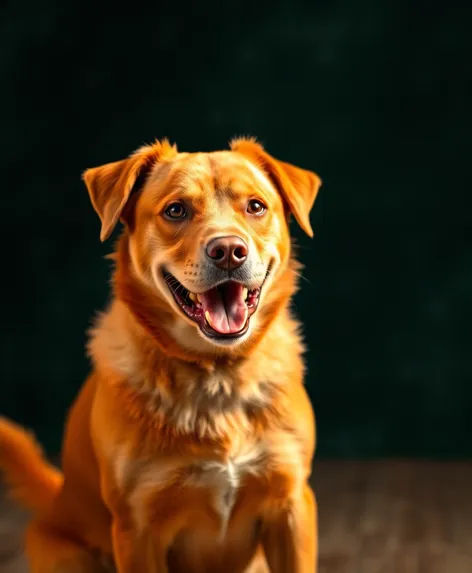 golden pitbull mix