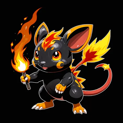 Create a fire mouse