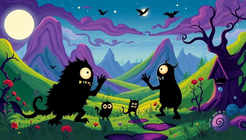 shadow monsters in cartoons