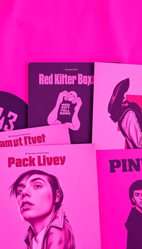 pink album covers