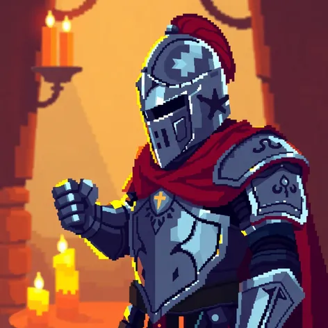 2d knight pixel art