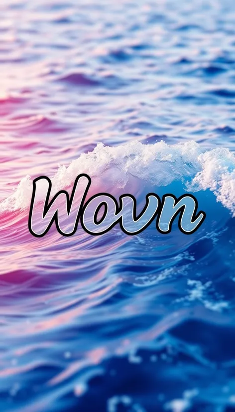 wavy font