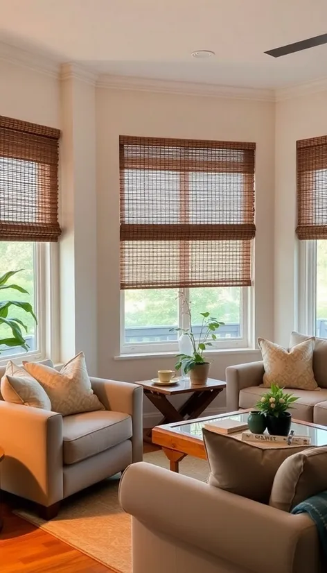 rattan blinds