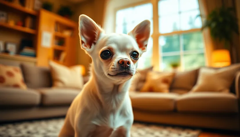 white chihuahua dog