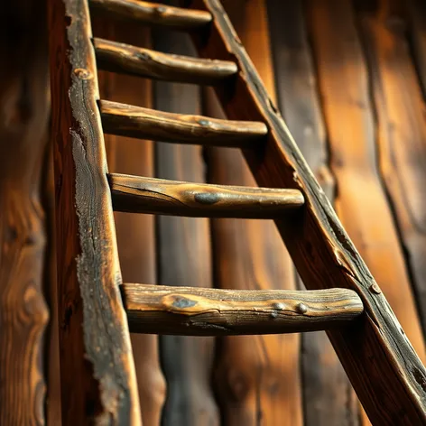 ladder rungs on a