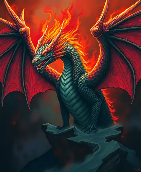 dragon with no wings