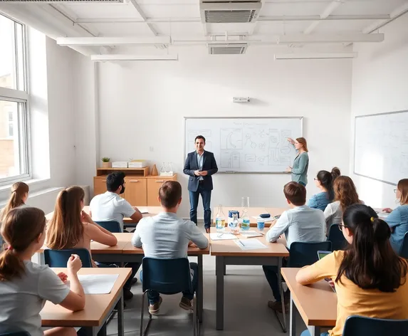 stock photo classroom science