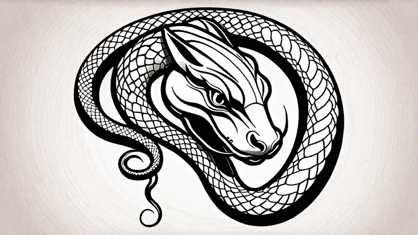 snake head tattoo