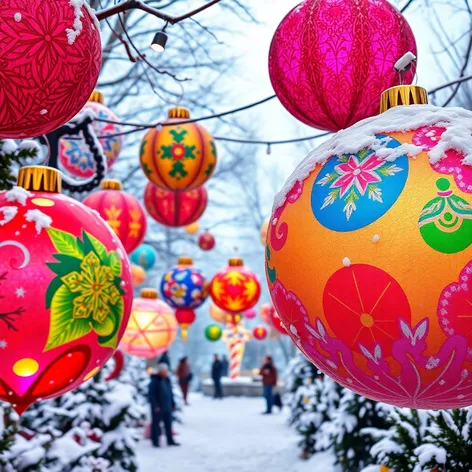 giant christmas ornaments