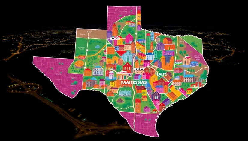 map of texas towns