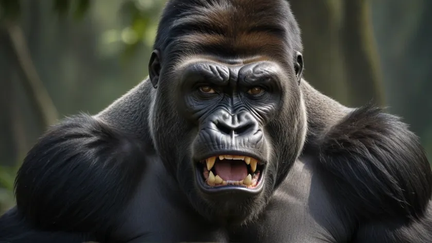 angry gorilla