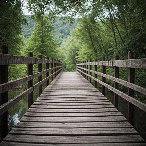 old wooden bridge