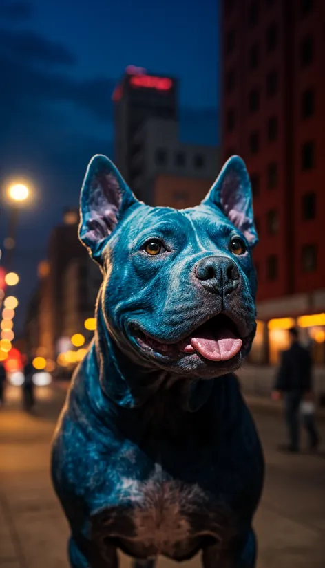 blue pitbull