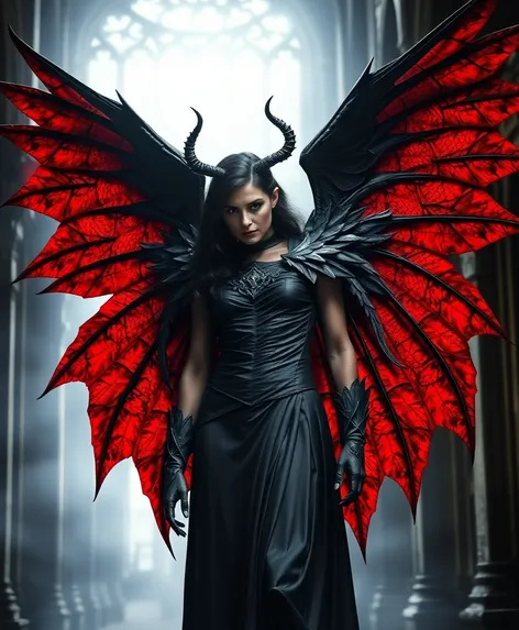 angel half devil costume