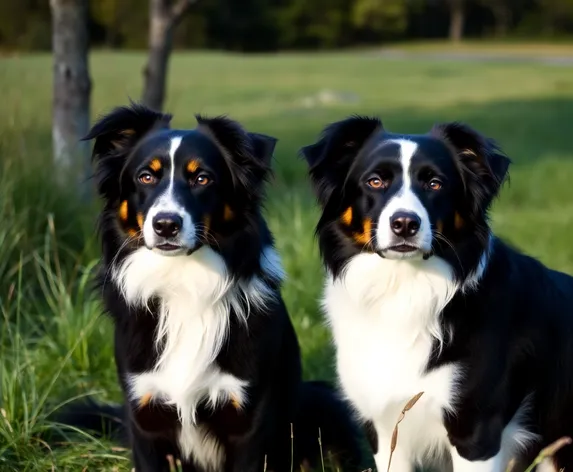 border collie and australian