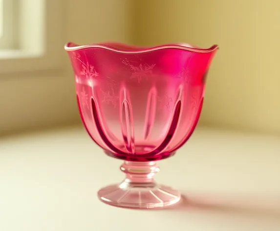 pink depression glass