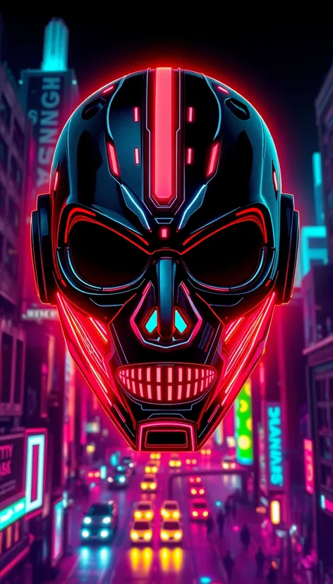 cyberpunk mask art