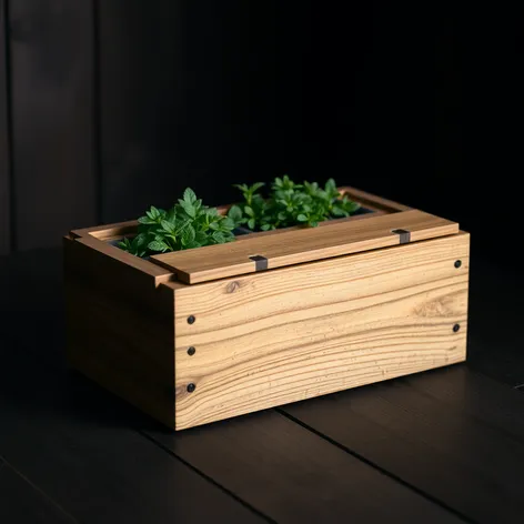 rectangle planter with sliding