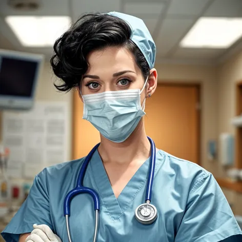 katy perry, nurse in