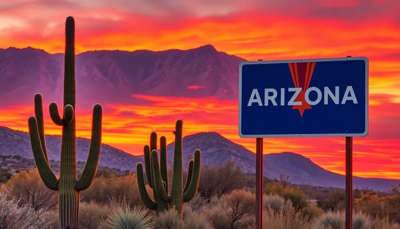 welcome to arizona sign