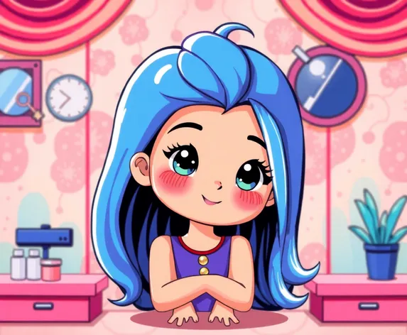 cute hair salon clipart