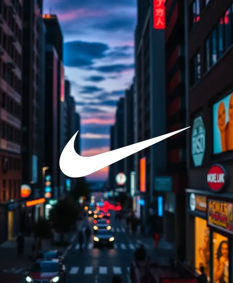 white nike logo