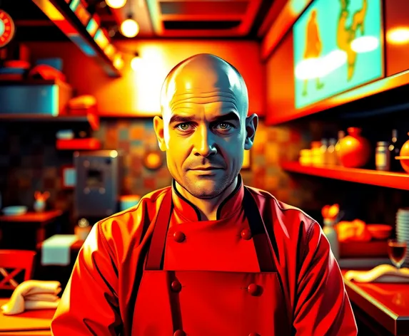 bald chef