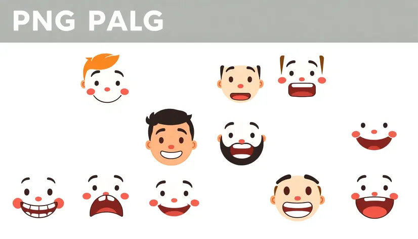 reactions png image pack