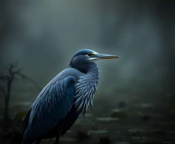 violet-feathered heron