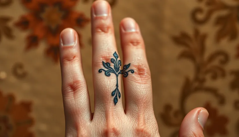 finger tattoo