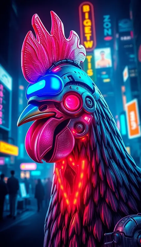 cyborg chicken