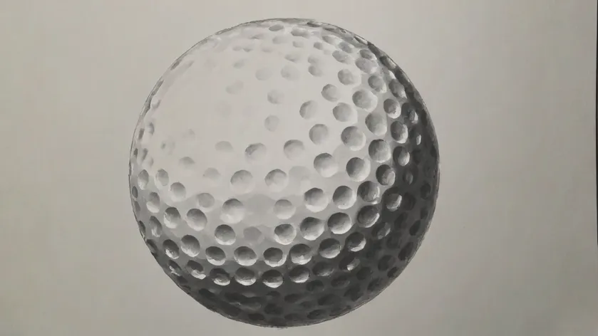 golf ball drawing