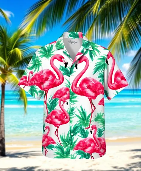 flamingo hawaiian shirt