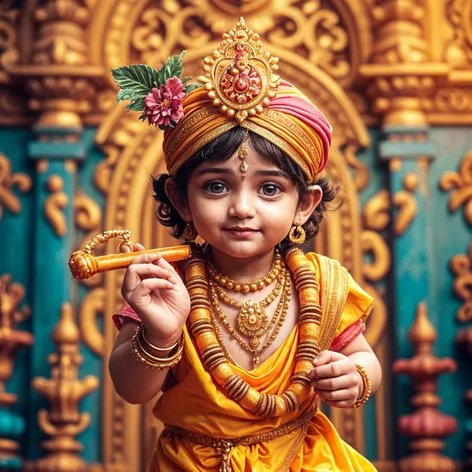 make me little krishna