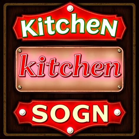 kitchen signs