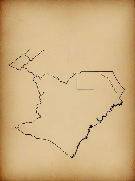 north carolina outline