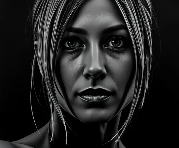 jennifer aniston black paint