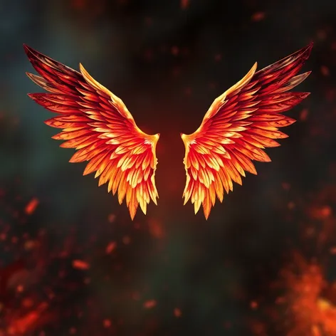 broken angel wings vector