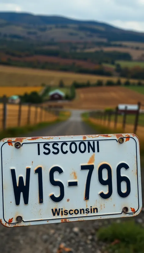 wisconsin license plate