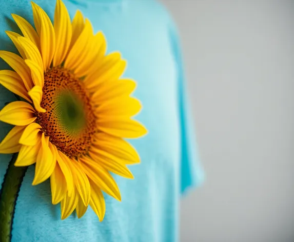 abstract sunflower t shirt