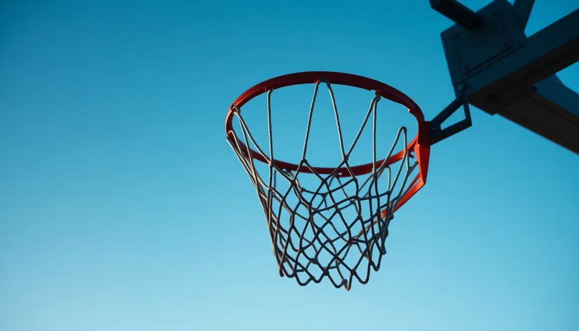 basketball hoop 4k sideview