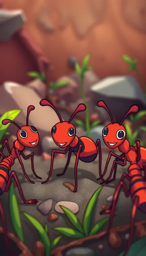 cartoon pics of ants