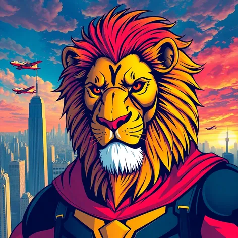 lion superhero