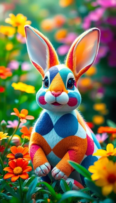 harlequin bunny